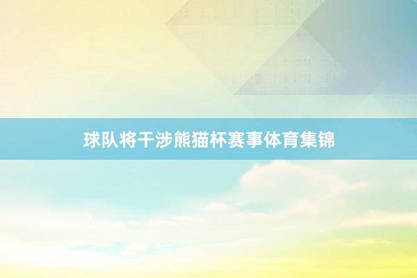 球队将干涉熊猫杯赛事体育集锦