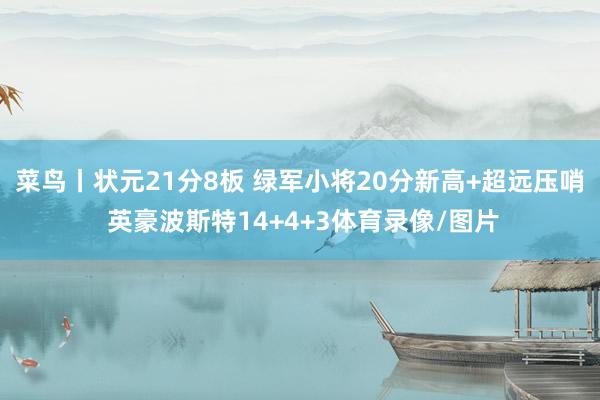 菜鸟丨状元21分8板 绿军小将20分新高+超远压哨 英豪波斯特14+4+3体育录像/图片
