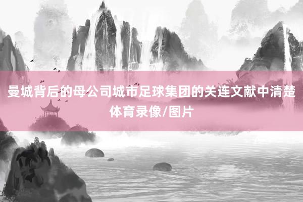 曼城背后的母公司城市足球集团的关连文献中清楚体育录像/图片