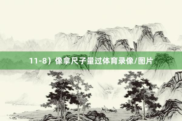 11-8）像拿尺子量过体育录像/图片