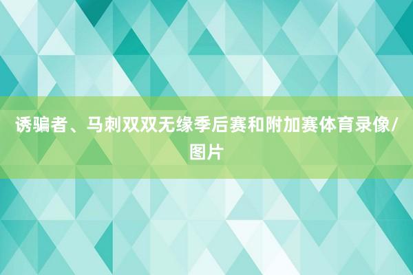 诱骗者、马刺双双无缘季后赛和附加赛体育录像/图片