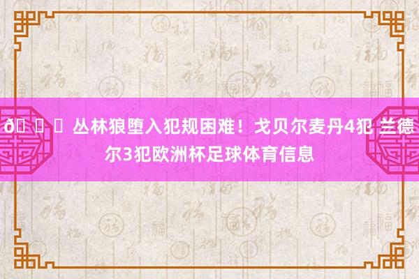 😑丛林狼堕入犯规困难！戈贝尔麦丹4犯 兰德尔3犯欧洲杯足球体育信息