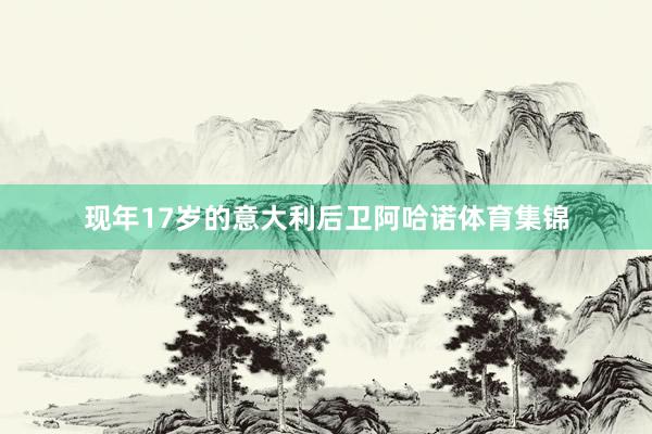 现年17岁的意大利后卫阿哈诺体育集锦
