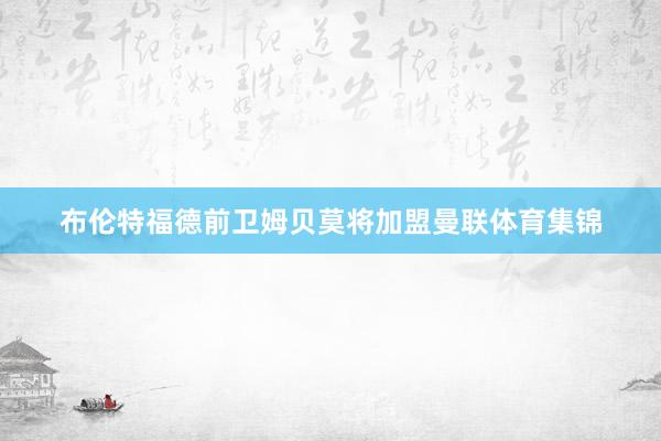 布伦特福德前卫姆贝莫将加盟曼联体育集锦