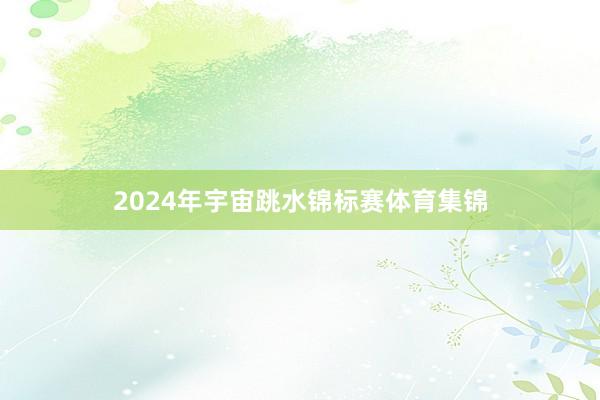 2024年宇宙跳水锦标赛体育集锦