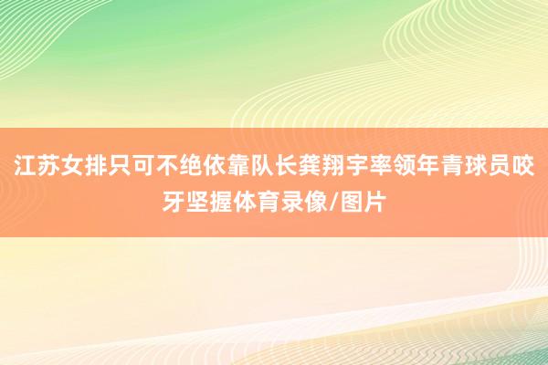 江苏女排只可不绝依靠队长龚翔宇率领年青球员咬牙坚握体育录像/图片