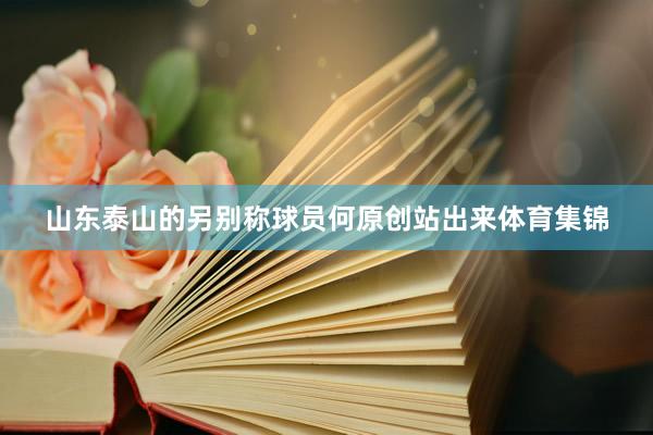山东泰山的另别称球员何原创站出来体育集锦